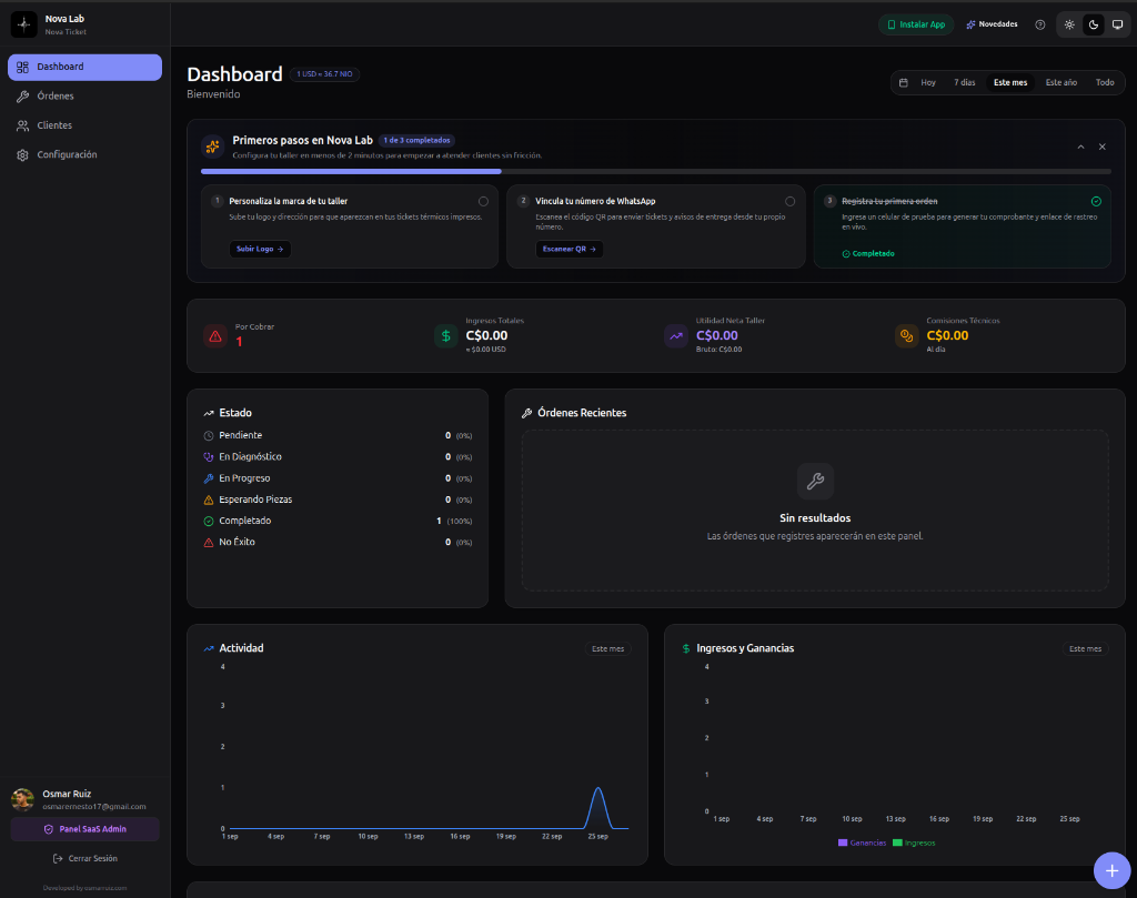 Nova Ticket — Production Multi-Tenant SaaS Platform